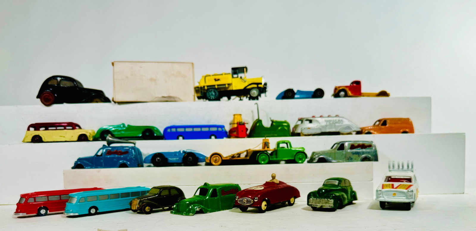 Large Group of Tinplate Rubber & Diecast: European - 1930's to 1960's.