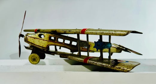 Large English Biplane - Wind Up