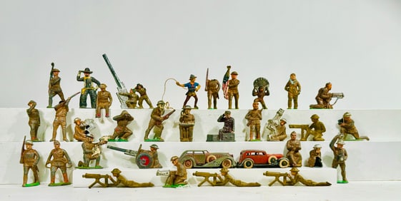 Large Group of Dimestore Figures