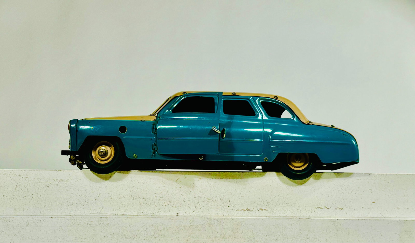 Kit Car Sedan - Wind Up: European - 1950's - 16 1/2" Long.