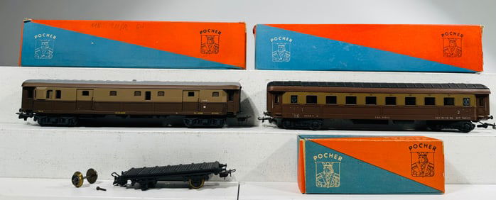 Pocher Rolling Stock Freight & Passenger Cars (6)