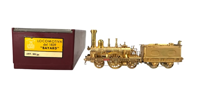 Pocher - Brass Steam Engine "HO" - Locomotiva del 1839 "BAYARD"