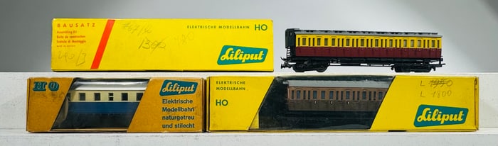 Liliput "HO" Freight & Passenger Cars (5)