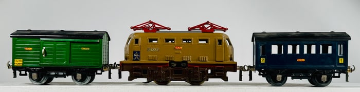 Electric Engine and Two Cars