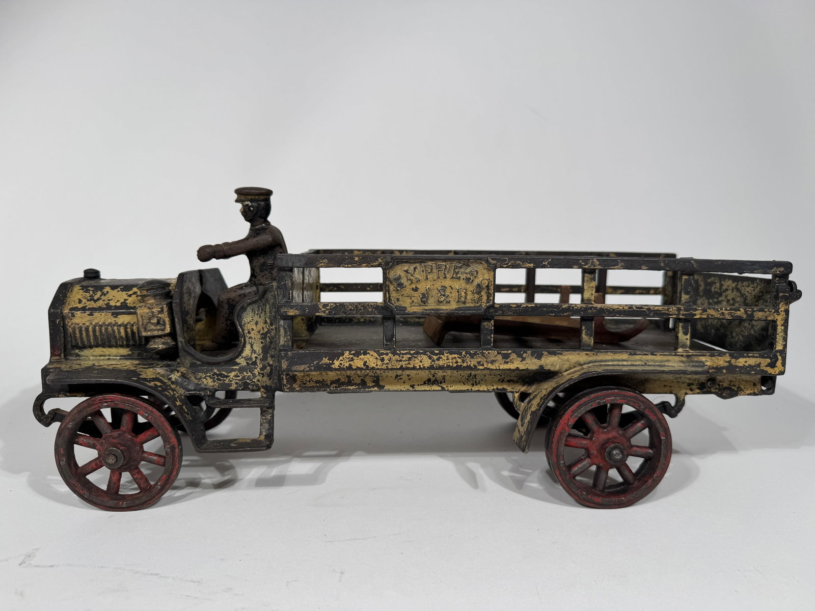 J & B Express Truck: Made by Jones & Bixler. Ohio - 1915 - 16" Long.