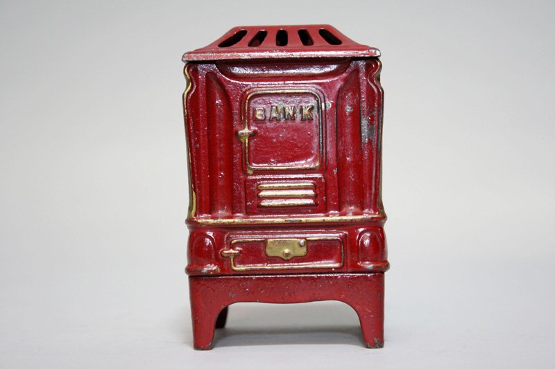 Heatrola Bank Still Bank: Made by Kenton Hardware Kenton, Ohio – Circa 1920 Material: Cast Iron