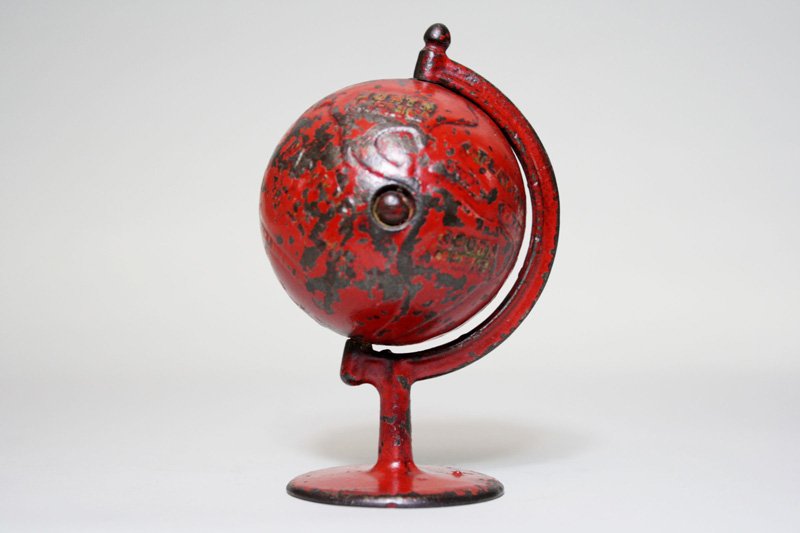 Globe on Arc Still Bank: Made by Grey Iron Casting Co. Pennsylvania – Circa 1905 Material: Cast Iron