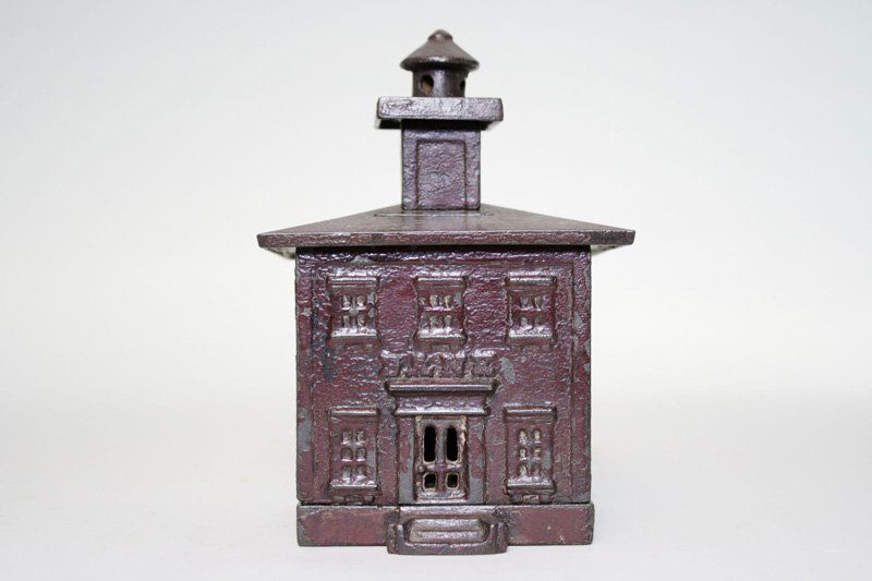 Cupola – English Still Bank: Made by Chamberlain & Hill English – Circa 1890 English Cupolas are quite scarce and tend to be painted either brown or black. Material: Cast Iron