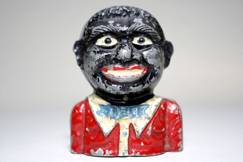 Young Negro, Aluminum Mechanical Bank: England – Circa 1935 Material: Aluminum