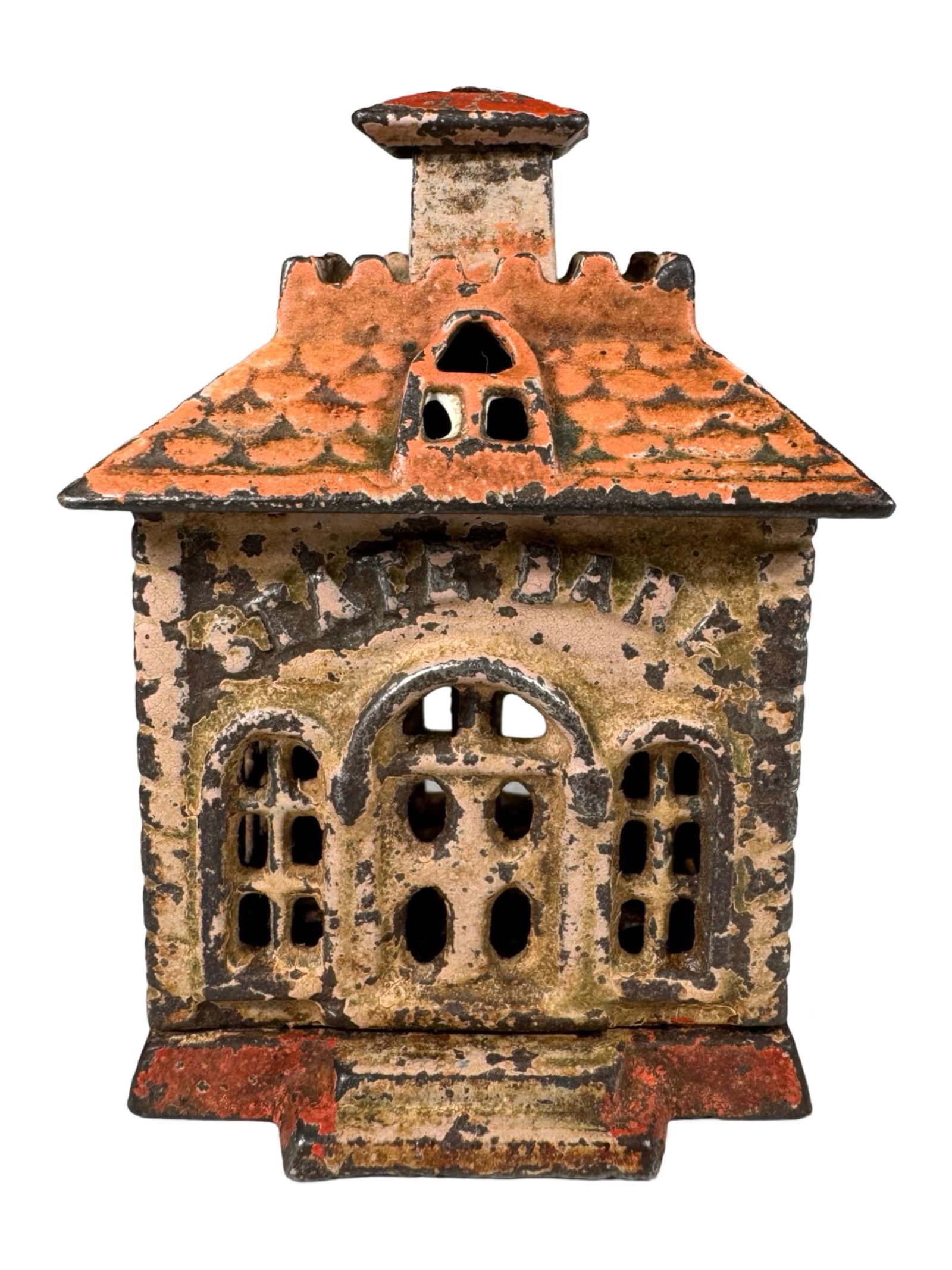 State Bank - Multicolor - Flat Top Finial (1 of 6)