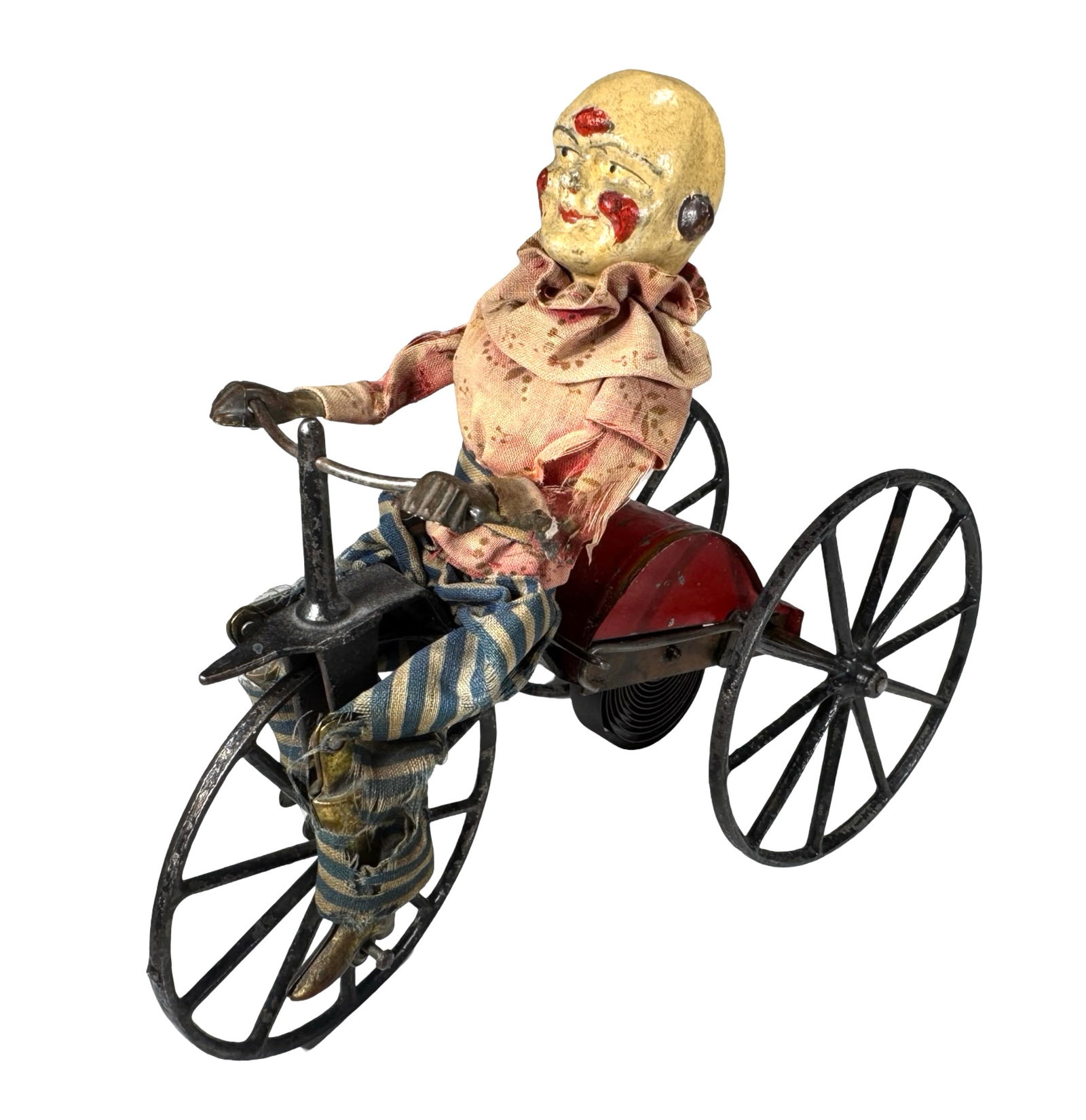 Clown on Tricycle - Clockwork Toy (1 of 9)
