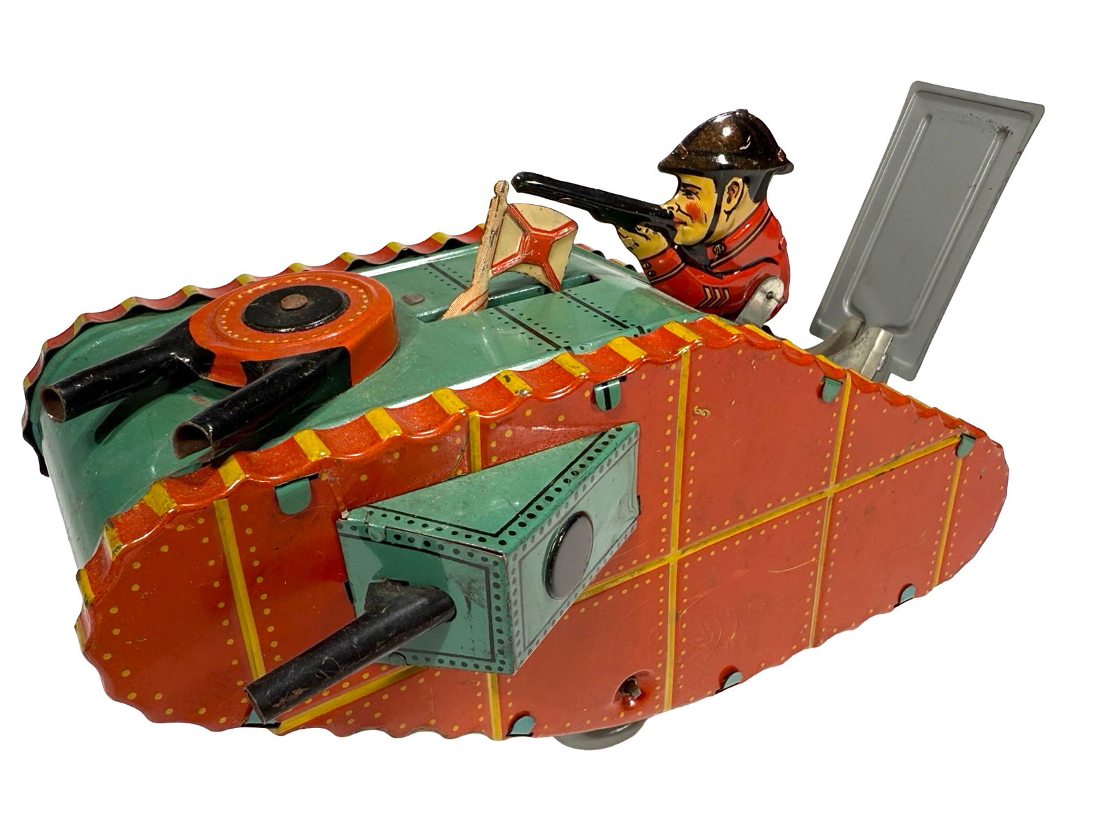 Marx Windup Tank - Rare Version (1 of 8)