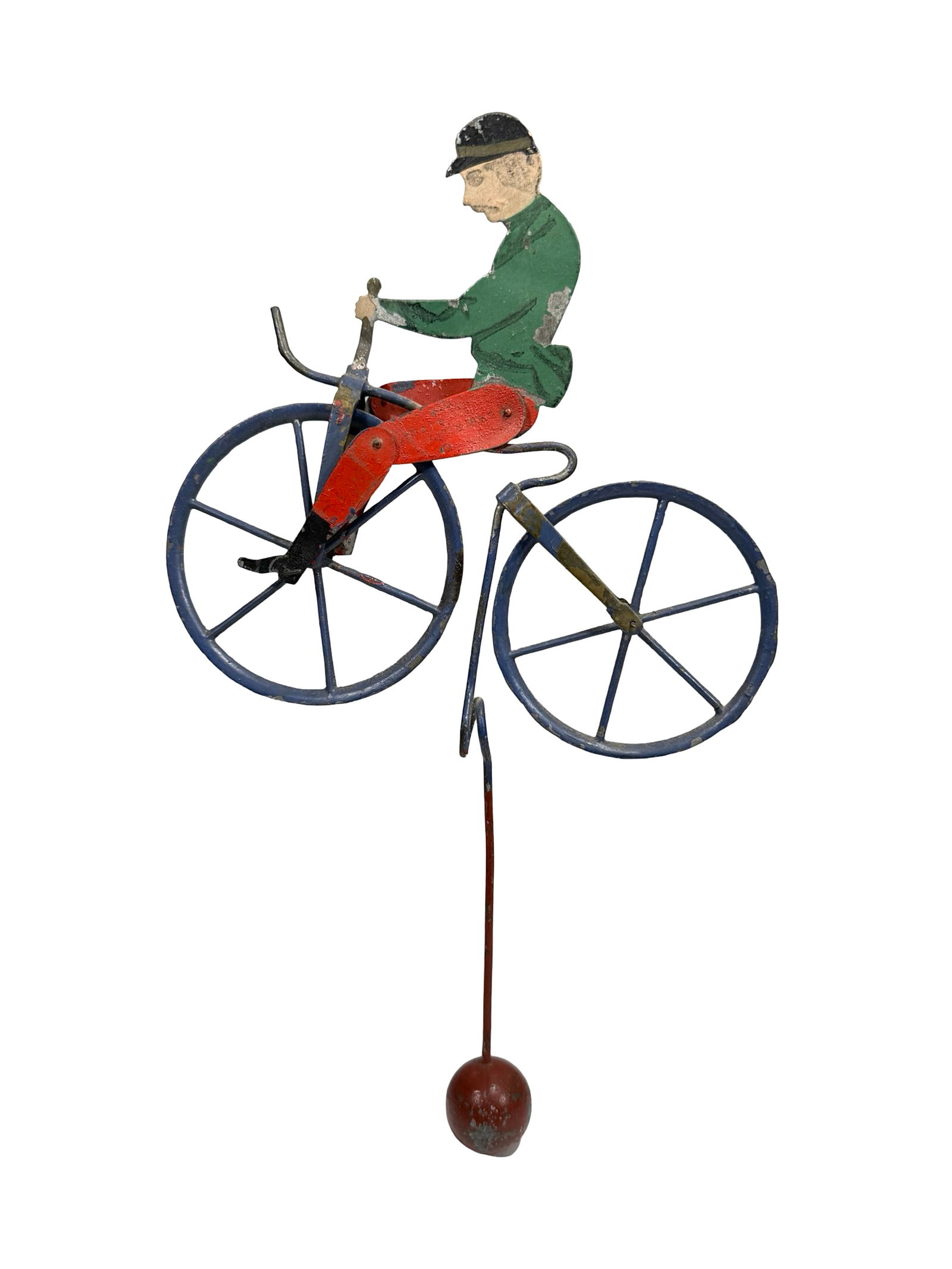 Boy on Boneshaker Bicycle - String Balance Toy (1 of 4)