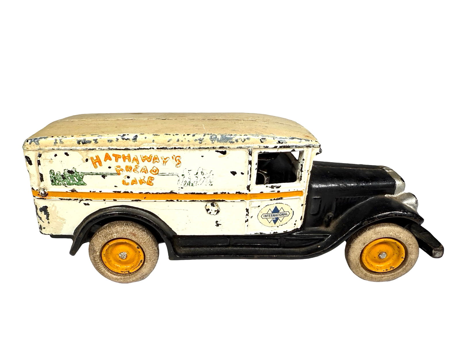 Hathaway's Bread Truck - Cast Iron Toy (1 of 6)