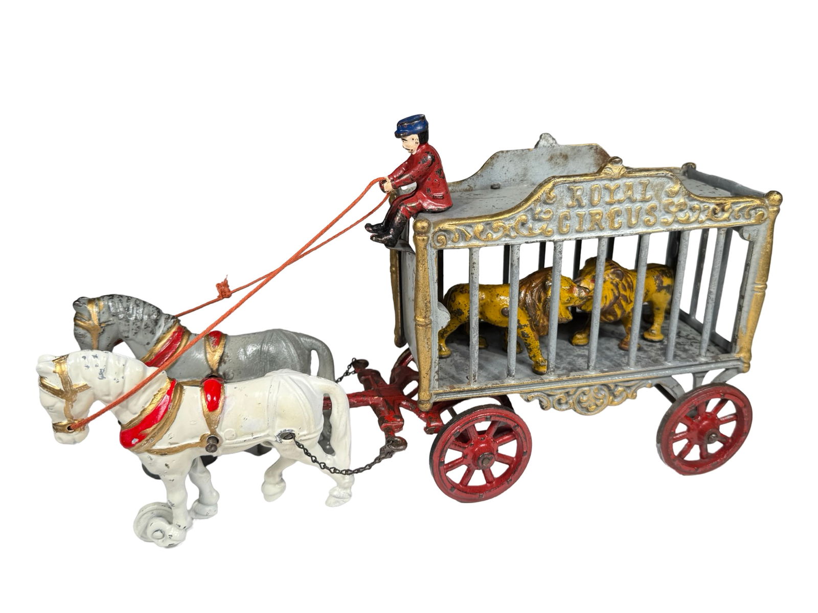 Royal Circus Lion Cage - Cast Iron Toy (1 of 11)