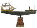 Early Sheet Tin Marine Themed Weathervane
