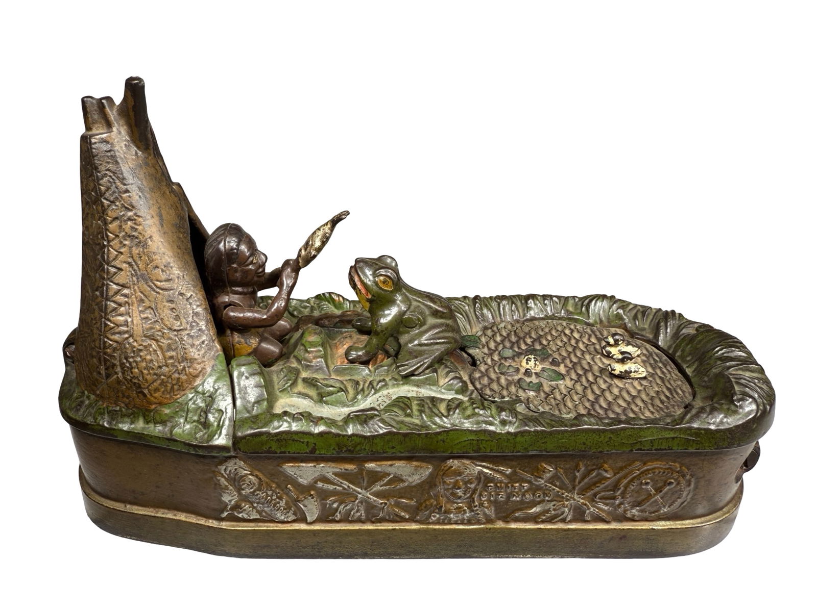 Chief Big Moon - Cast Iron Mechanical Bank (1 of 9)