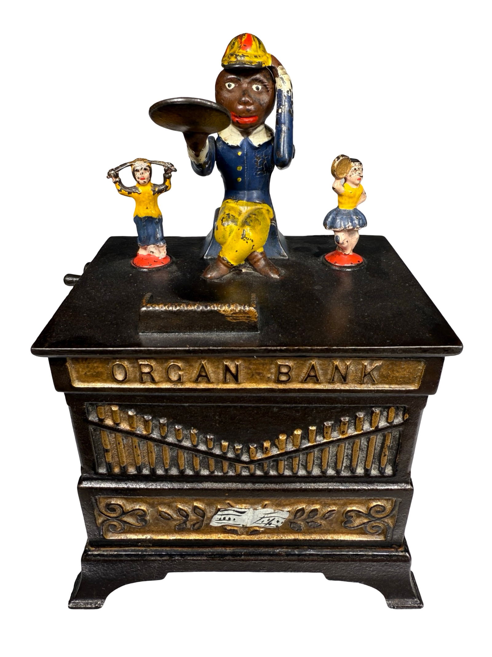 Organ Bank - Boy & Girl: Kyser & Rex Company. Philadelphia - 1882.