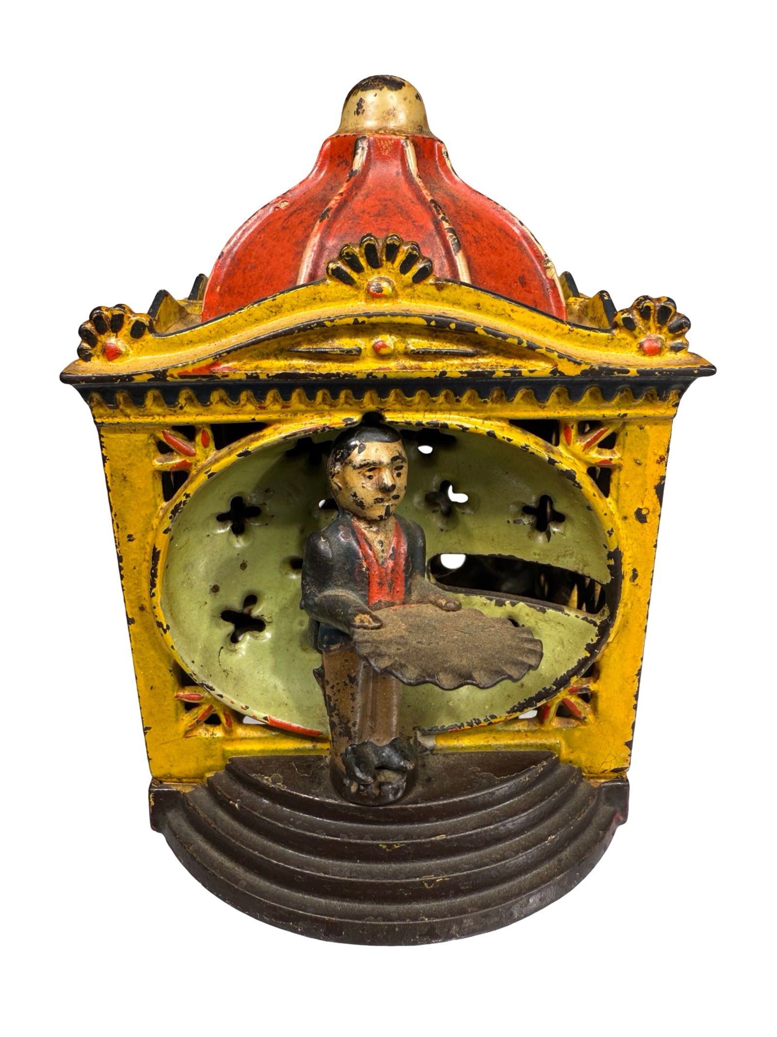 Liliput - Yellow - Cast Iron Mechanical Bank (1 of 6)