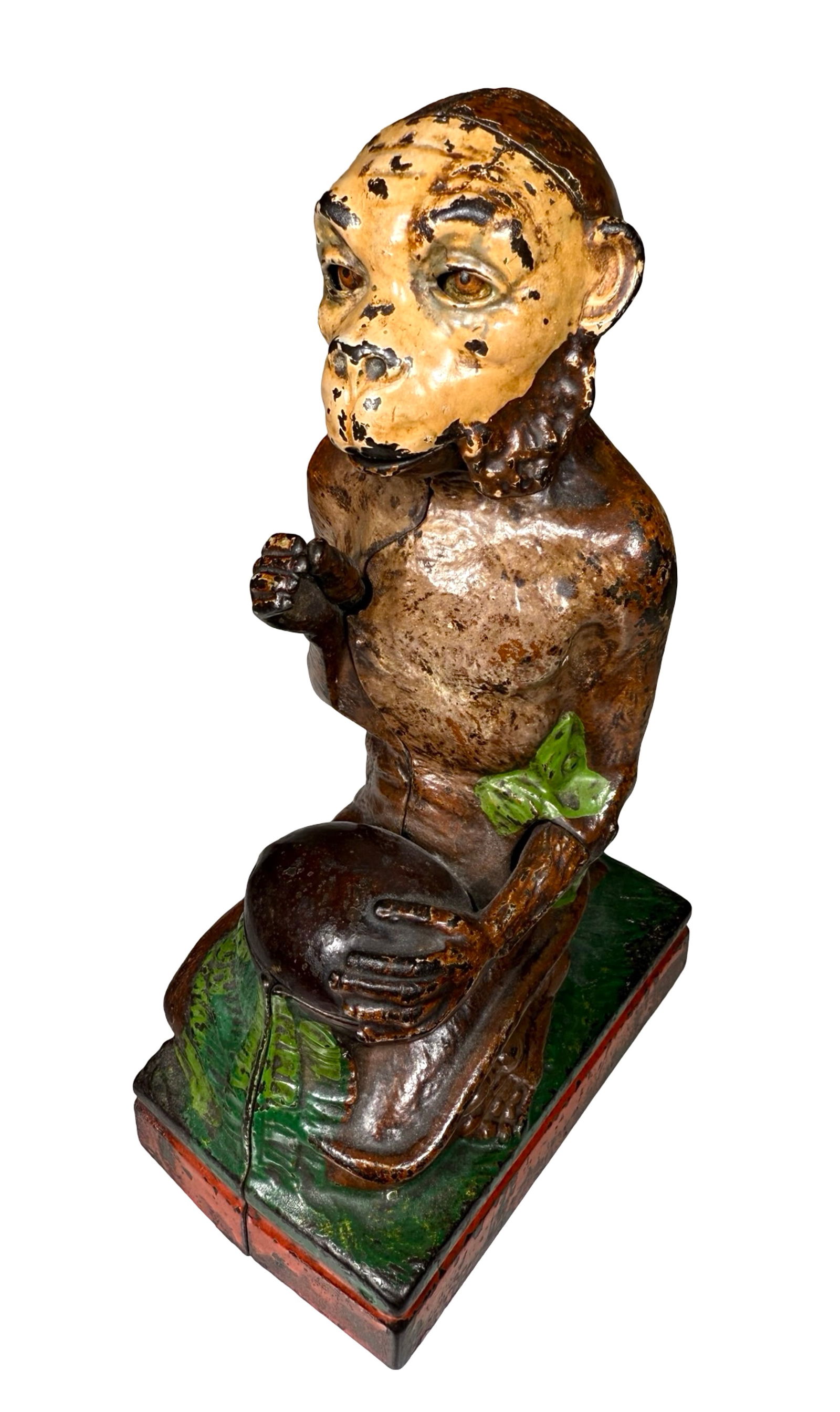 Monkey & Coconut - Cast Iron Mechanical Bank (1 of 7)