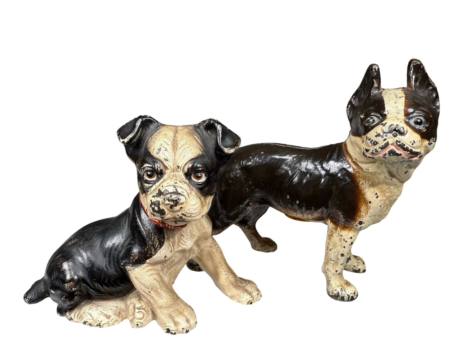 Standing Boxer & Seated Bulldog - Iron Banks (1 of 5)