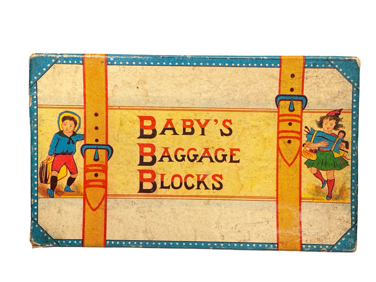 Baby's Baggage Blocks: American - 1910. The Carl and Linda Thomas Collection
