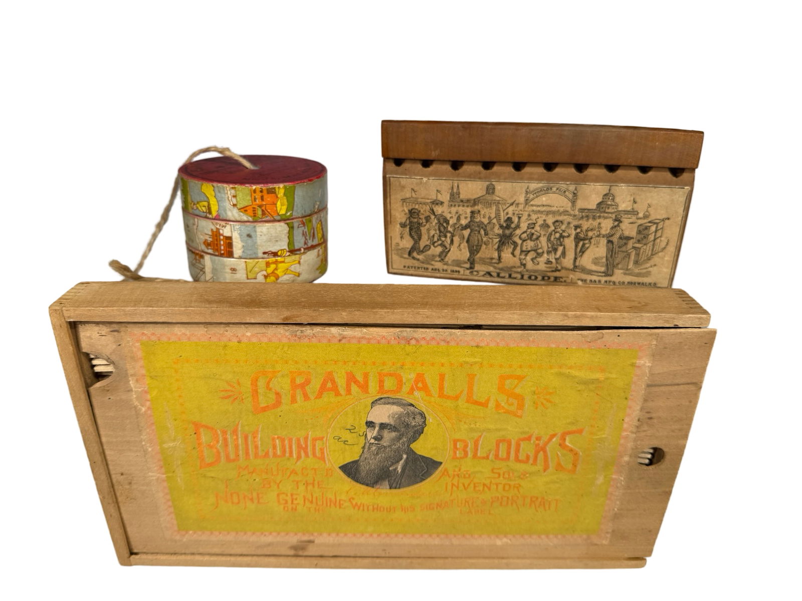 Three Paper Litho / Wooden Toys (1 of 5)