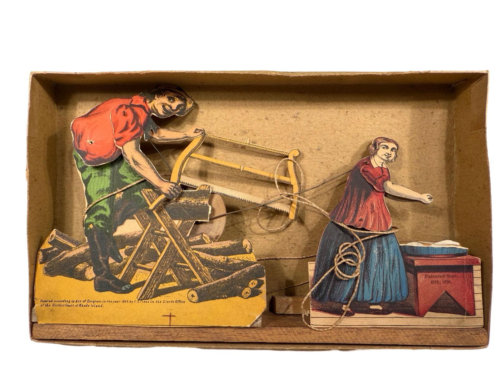 Paper Litho & Wood String Toy (1 of 3)