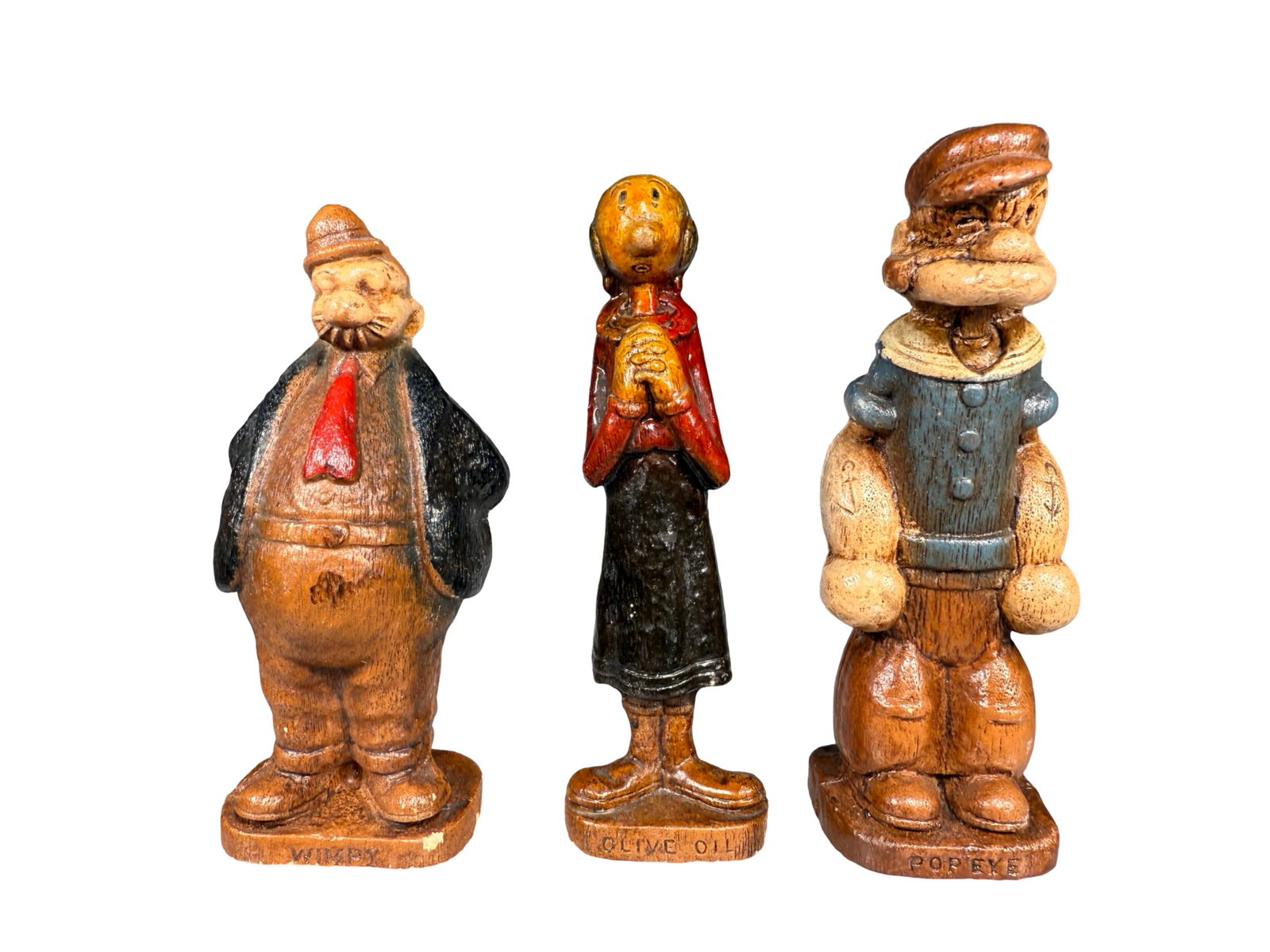 Popeye, Olive Oyl & Wimpy Figures (1 of 4)