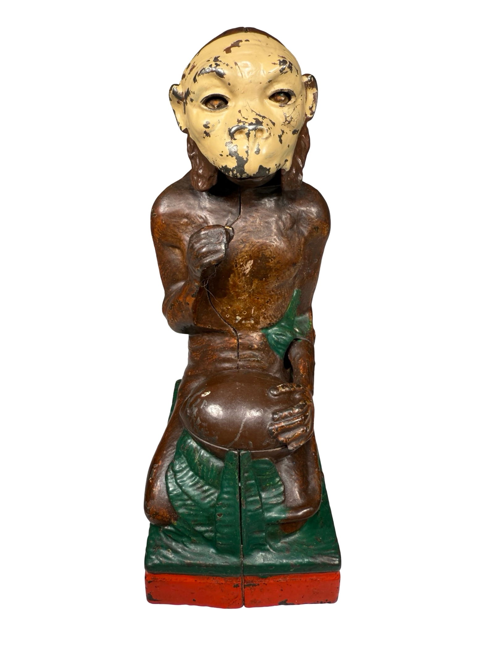 Monkey & Coconut - Cast Iron Mechanical Bank (1 of 6)