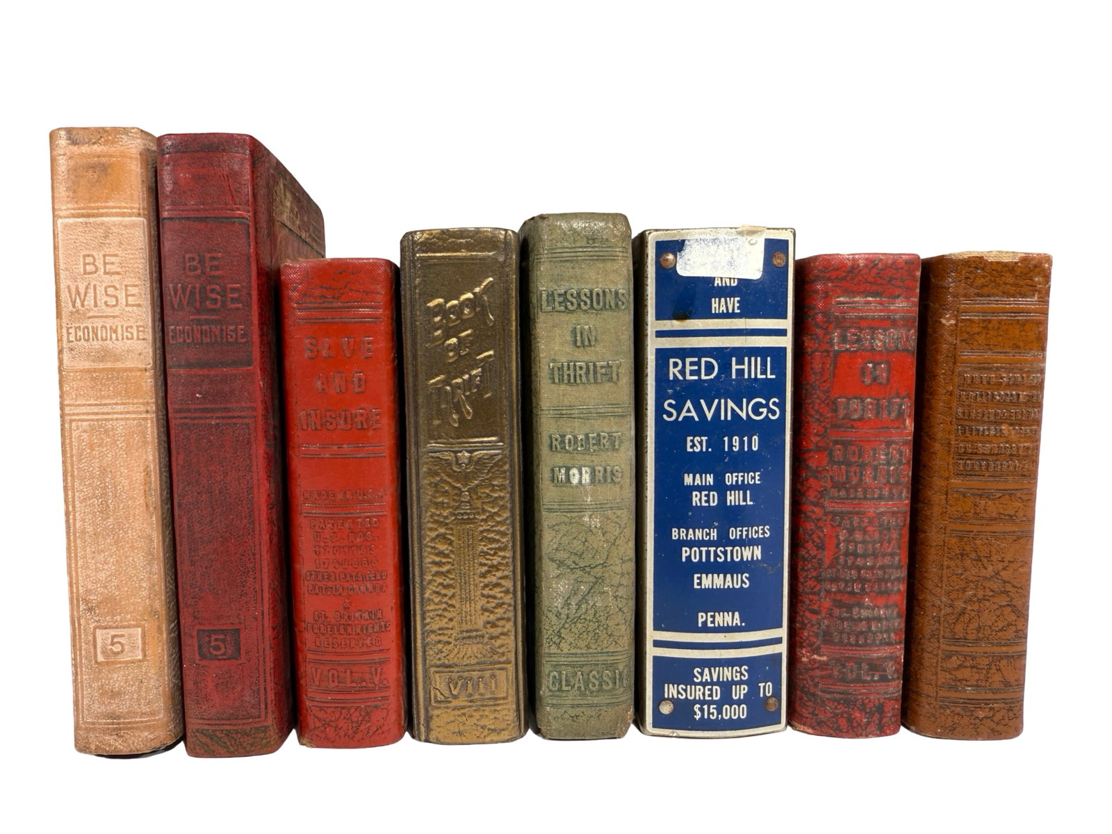 Group of Eight Book Banks: American - 1930/40's.