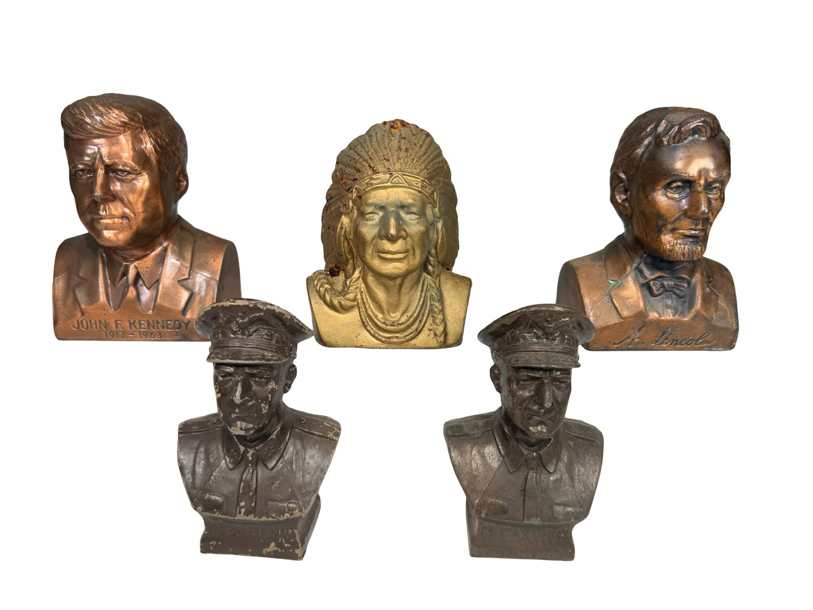 Five Bust Banks: American - 1950/60's.