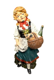 Red Riding Hood with Her Picnic Basket Bank - KLT