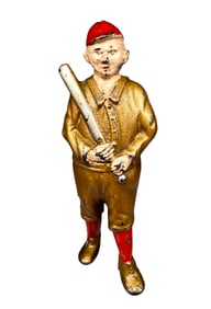 Baseball Player - Cast Iron Bank