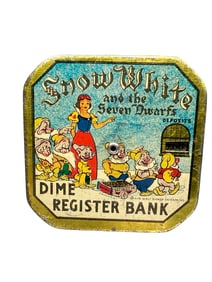 Snow White Dime Registering Bank