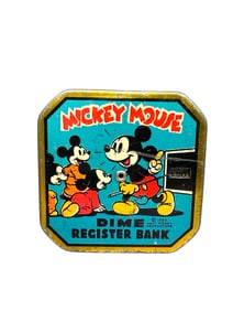 Mickey Mouse Dime Register Bank