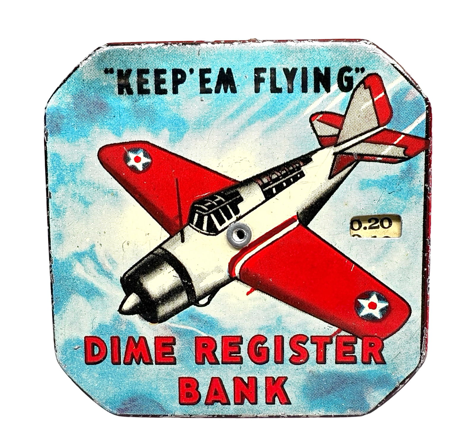 Keep 'Em Flying - Dime Register Bank (1 of 6)