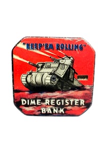 Keep 'Em Rolling - Dime Register Bank