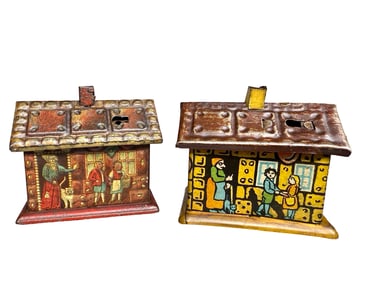 Two Hansel & Gretel Banks at the Witches Cottage