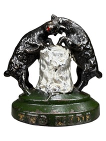 Two Kids - Cast Iron Bank