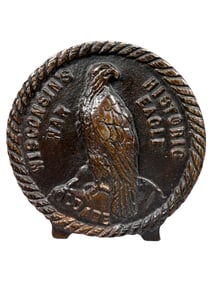 Wisconsin War Eagle - Cast Iron Bank
