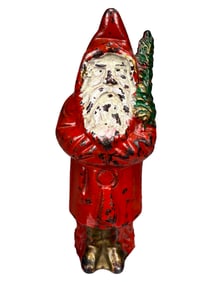 Santa Claus with Tree - Cast Iron Bank