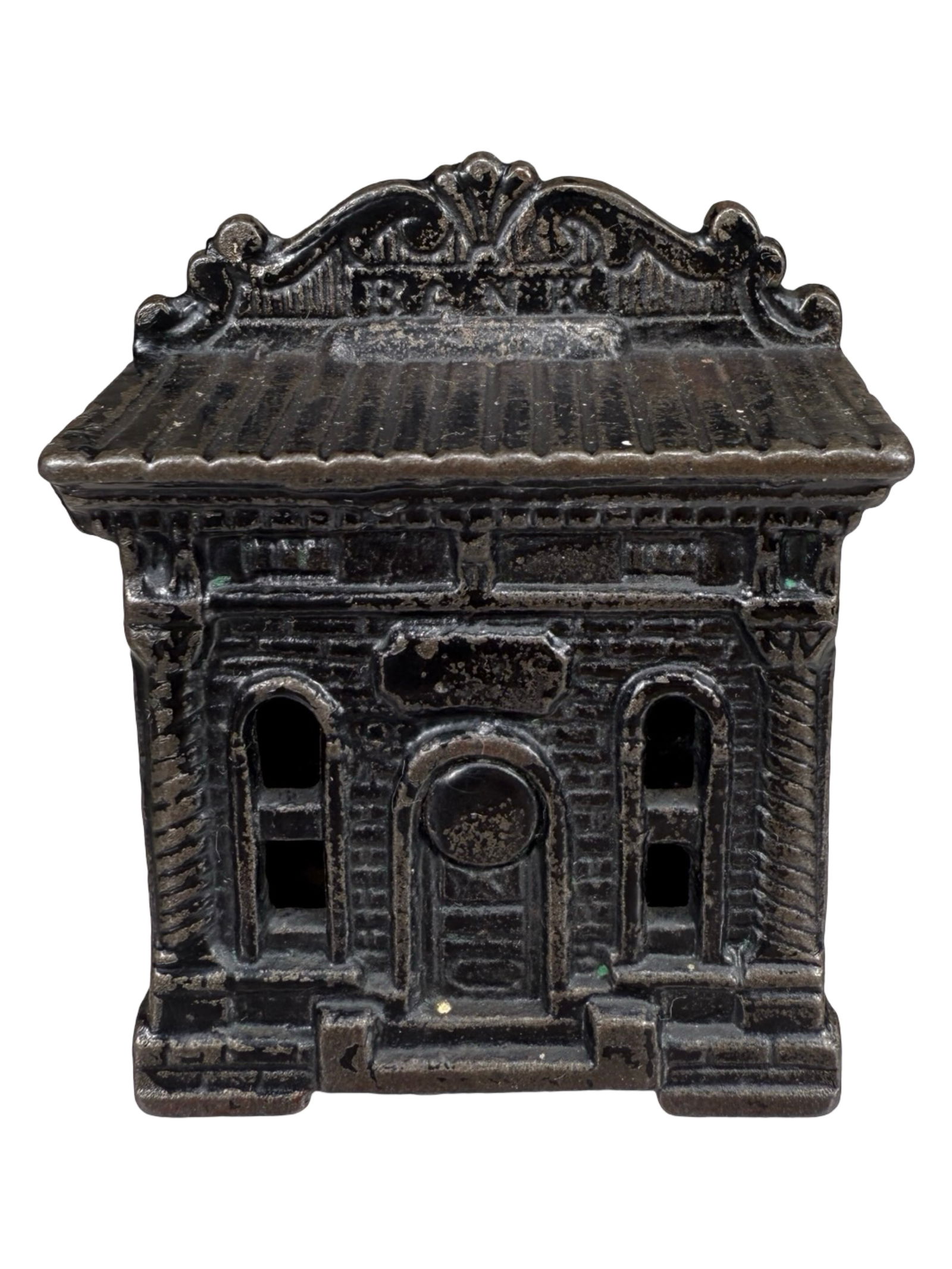 Small Ebony "1876" - Cast Iron Bank (1 of 6)