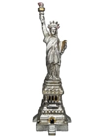 Large Statue of Liberty Bank - Conventional Silver & Gold