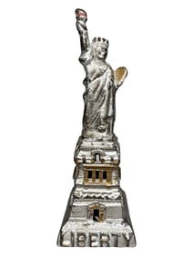 Medium Statue of Liberty Bank - Conventional Silver & Gold