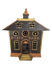 Large State Bank - Key Lock Door