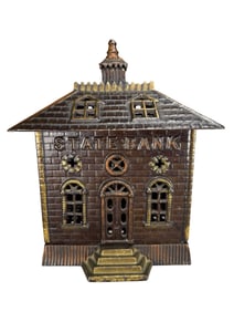 Large State Bank - Solid Door