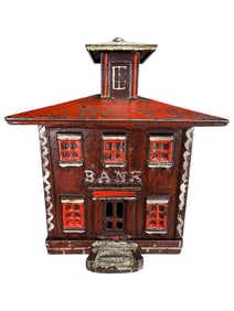 Large Cupola Bank with Dramatic Stenciled Roof