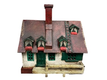 Quebec House - Cast Iron Bank - Rare