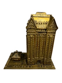 Masonic Temple in Chicago - A Scarce Brass Specimen